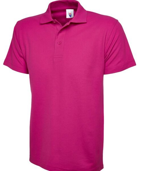 Classic Poloshirt - Hot Pink, XS