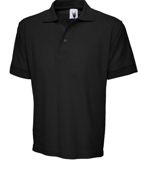 Heavyweight Poloshirt - Black, XS