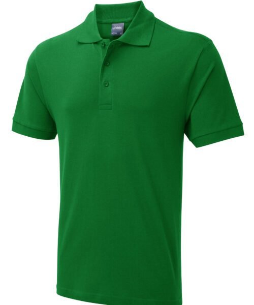 Mens Active Cotton Poloshirt - Kelly Green, XS