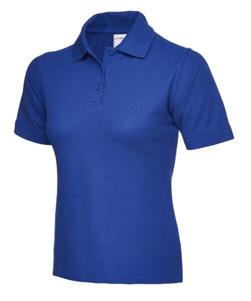 Ladies Active Cotton Poloshirt - Royal, XS