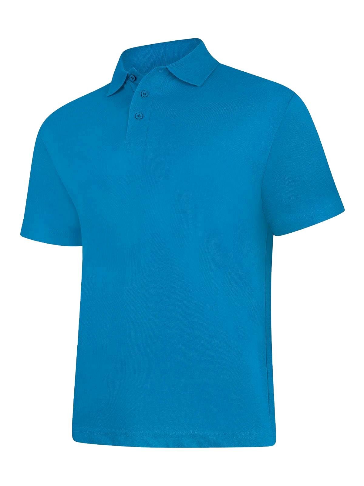 Ladies Active Cotton Poloshirt - Sapphire, XS