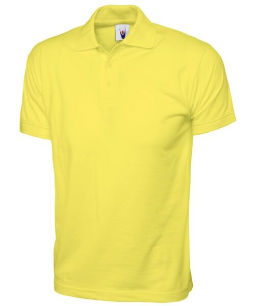 Jersey Poloshirt - Yellow, XS