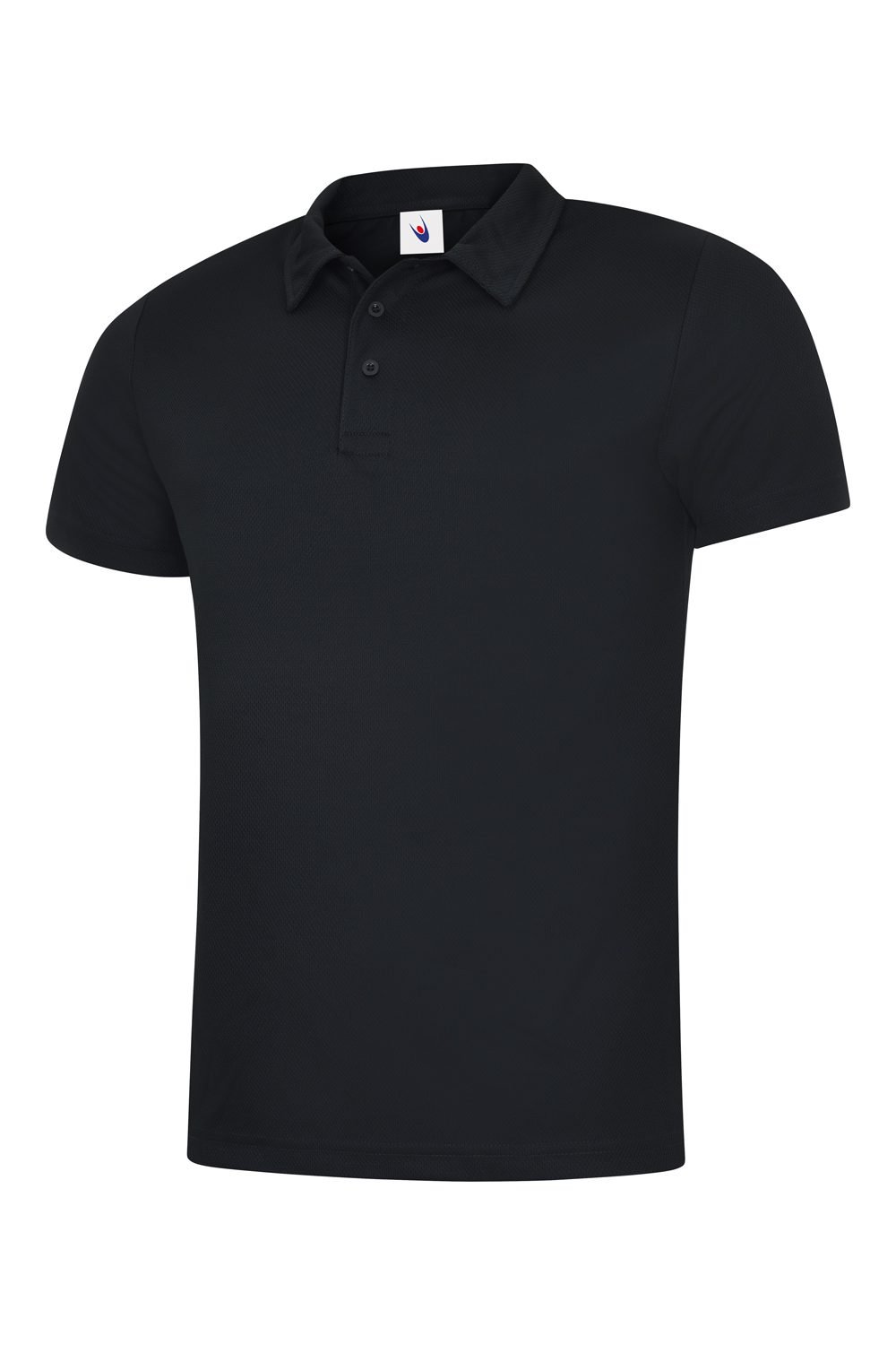 Mens Ultra Cool Poloshirt - Black, XS