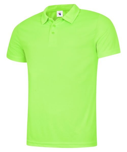 Mens Ultra Cool Poloshirt - Electric Green, XS