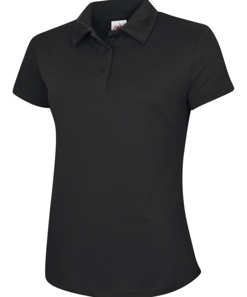 Ladies Ultra Cool Poloshirt - Black, XS