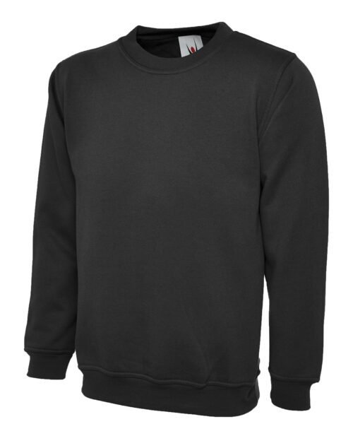 Classic Sweatshirt - Black, XS