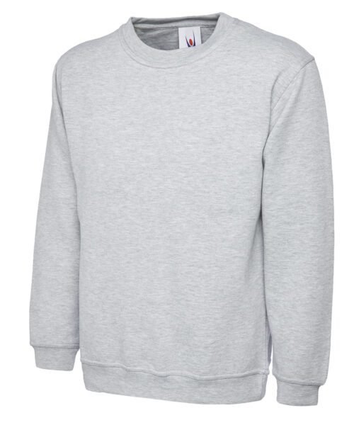 Classic Sweatshirt - Heather Grey, 6XL