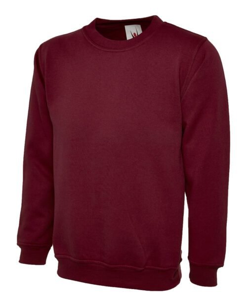 Classic Sweatshirt - Maroon, XS