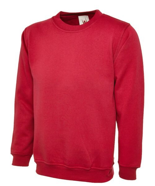 Classic Sweatshirt - Red, XS
