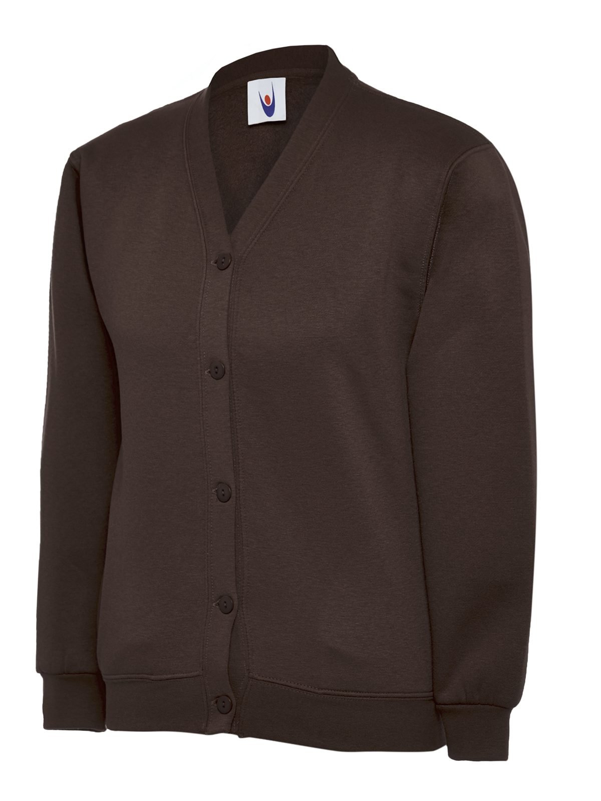 Childrens Classic Cardigan - Brown, 2 YRS