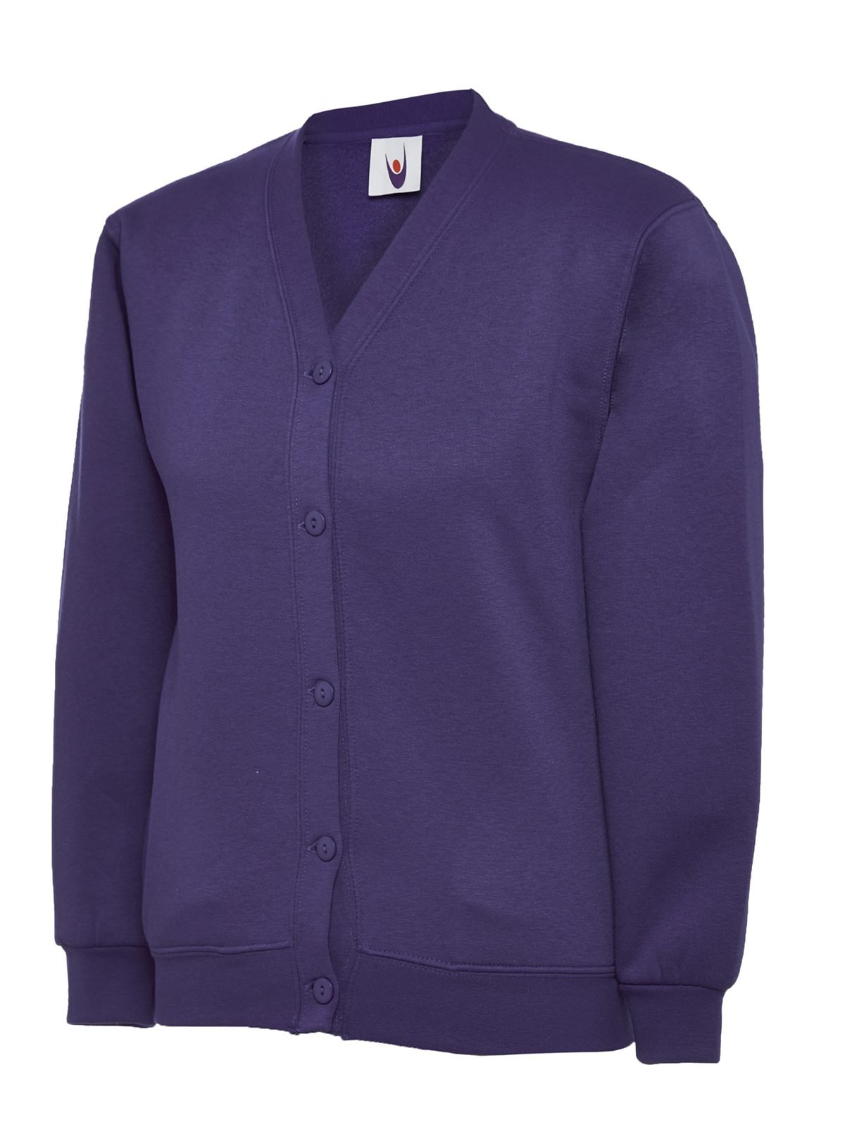 Childrens Classic Cardigan - Purple, 2 YRS