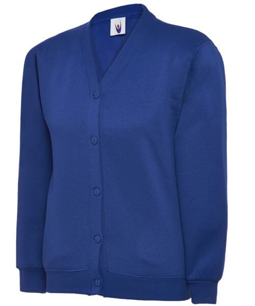 Childrens Classic Cardigan - Royal, 2 YRS