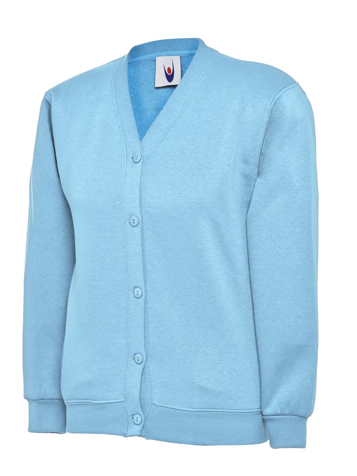 Childrens Classic Cardigan - Sky, 2 YRS