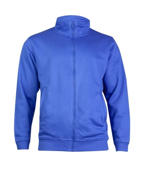Deluxe Unisex Sweat Jacket - Royal, XS