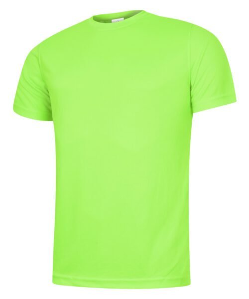 Mens Ultra Cool T Shirt - Electric Green, XS