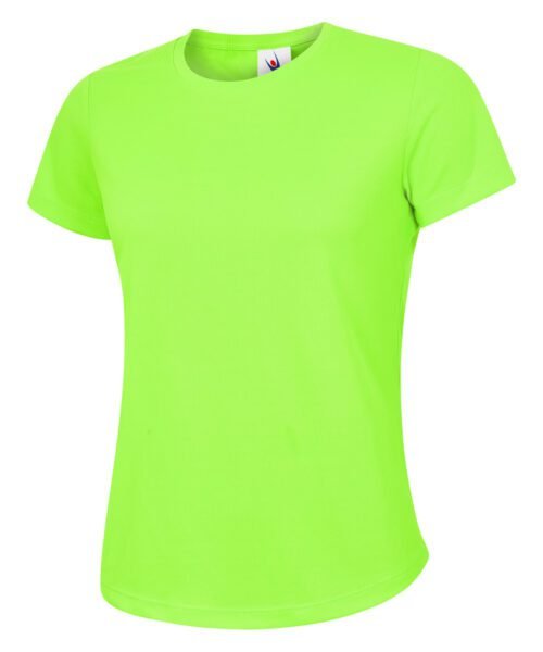 Ladies Ultra Cool T Shirt - Electric Green, XS