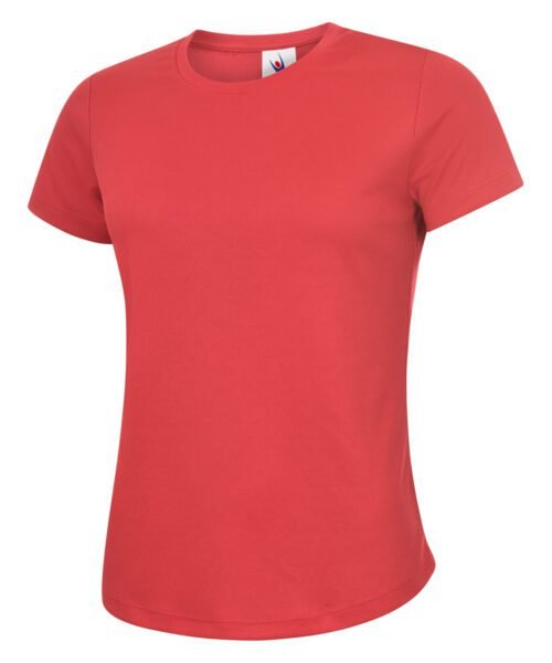 Ladies Ultra Cool T Shirt - Red, XS