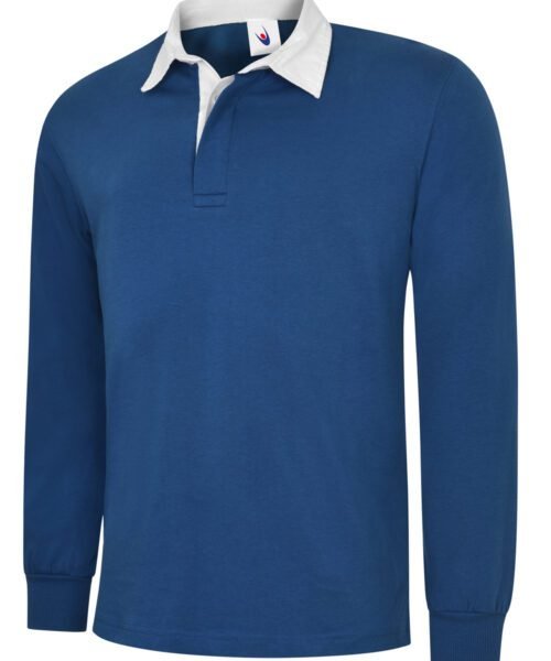 Classic Rugby Shirt - Royal, XS