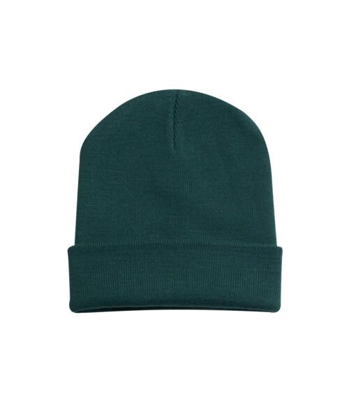 Heavweight Cuffed Beanies - Bottle Green, ONE