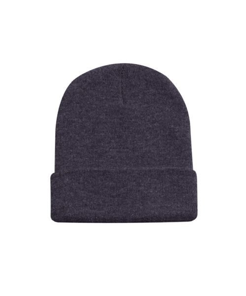 Heavweight Cuffed Beanies - Charcoal, ONE