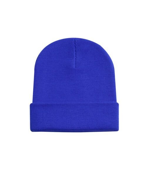 Heavweight Cuffed Beanies - Deep Royal, ONE