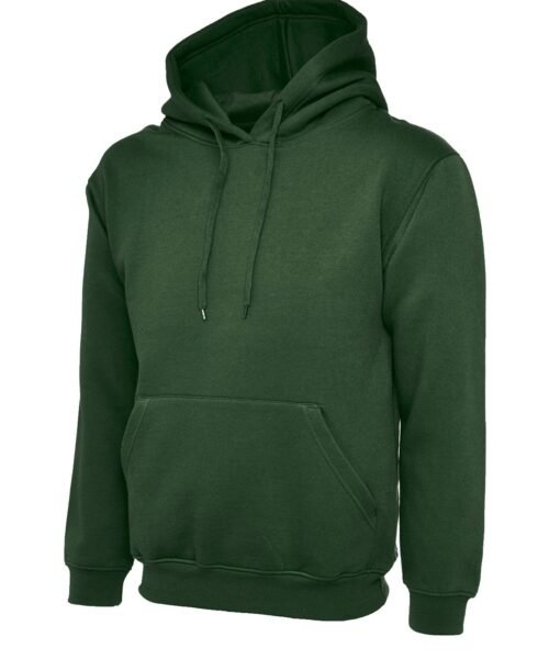 Classic Hooded Sweatshirt  - Bottle Green, XS