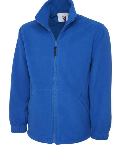 Classic Full Zip Fleece Jacket - Royal, XS