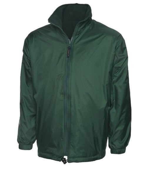 Classic Reversible Fleece Jacket - Bottle Green, XS