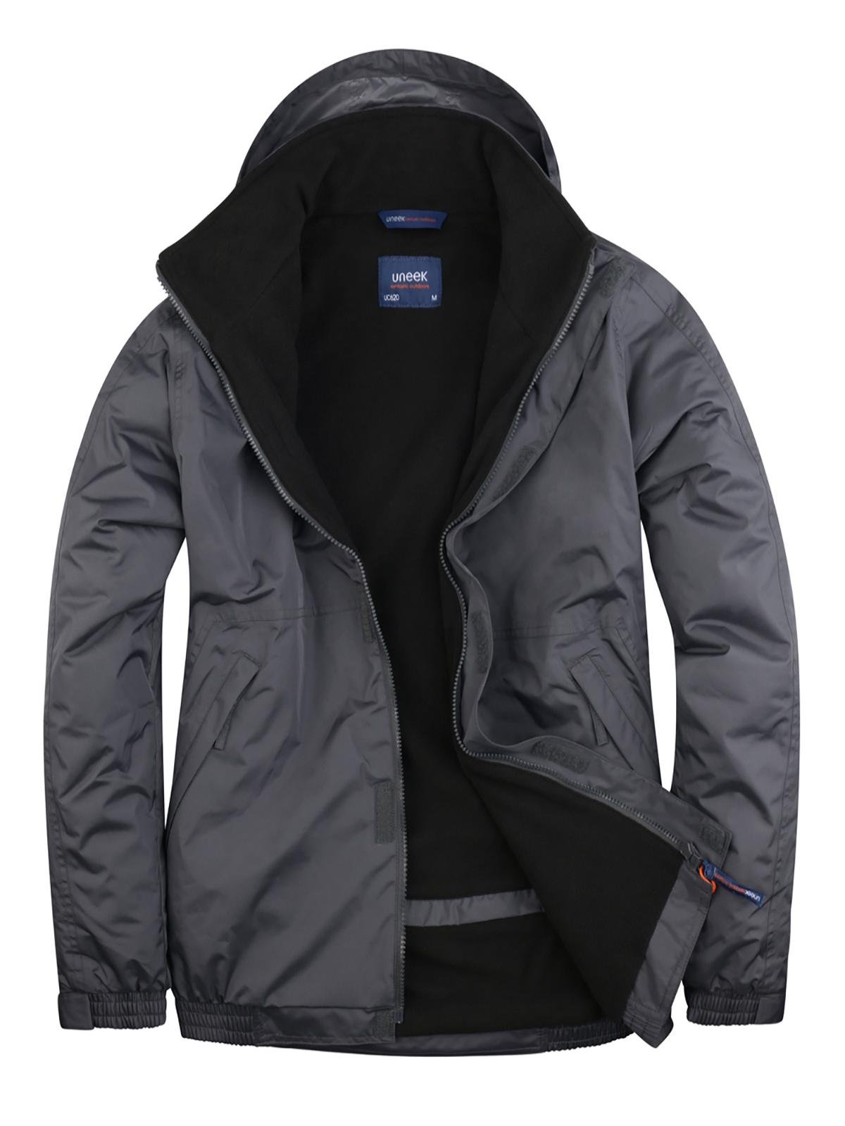 Premium Outdoor Jacket - Deep Grey/Black, XS