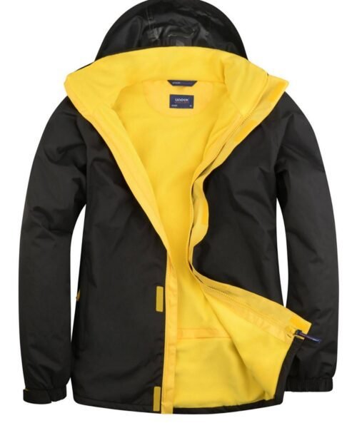 Deluxe Outdoor Jacket - Black/Submarine Yellow, XS