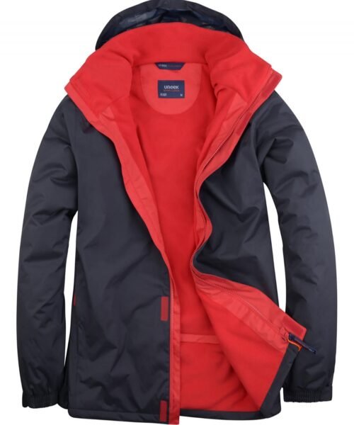 Deluxe Outdoor Jacket - Navy/Red, XS