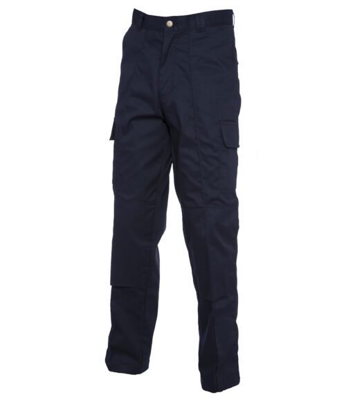 Cargo Trouser with Knee Pad Pockets Long - Navy, 28