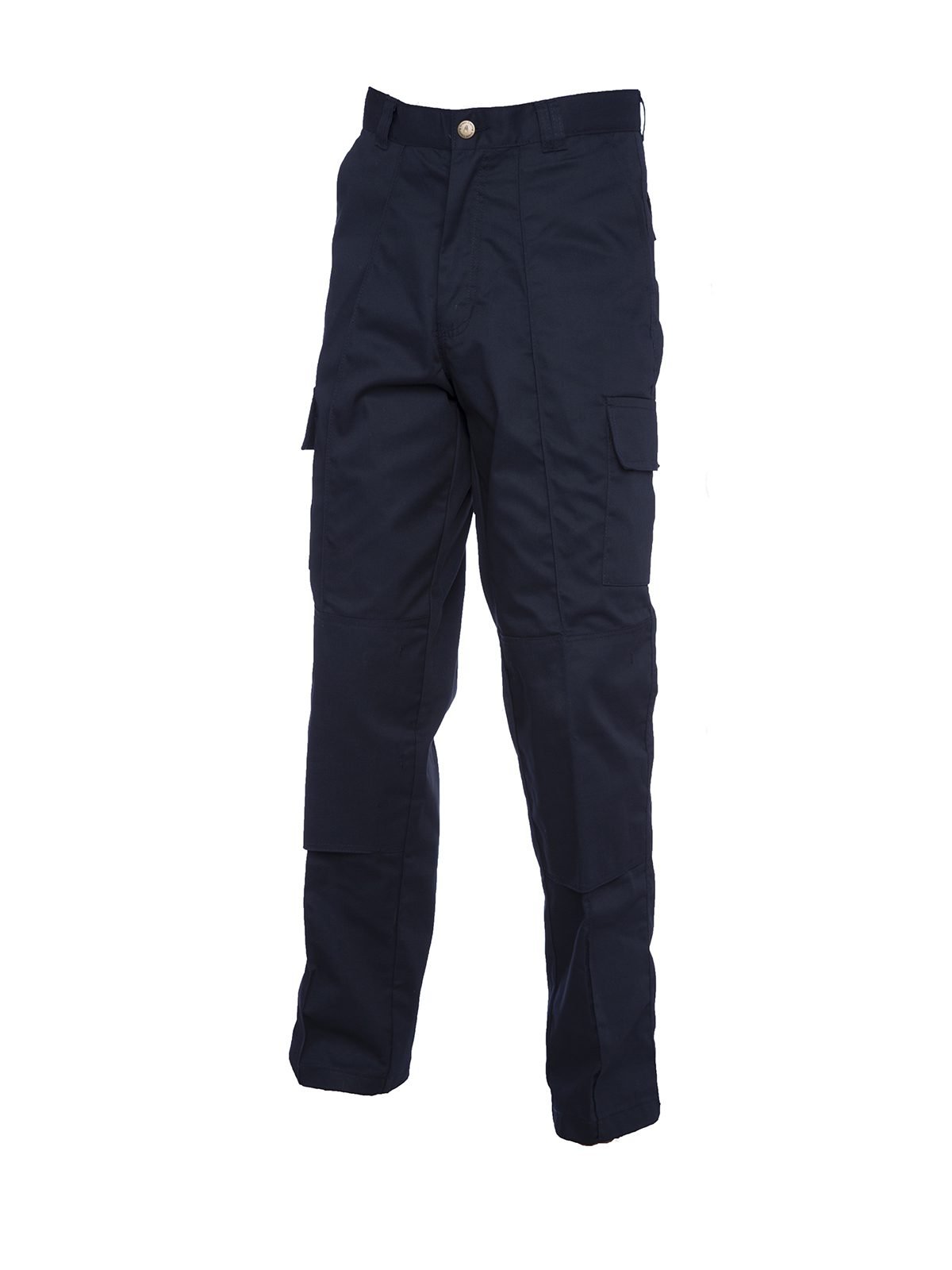 Cargo Trouser with Knee Pad Pockets Long - Navy, 28