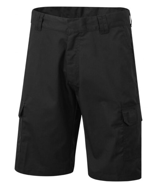 Mens Cargo Shorts - Black, 28