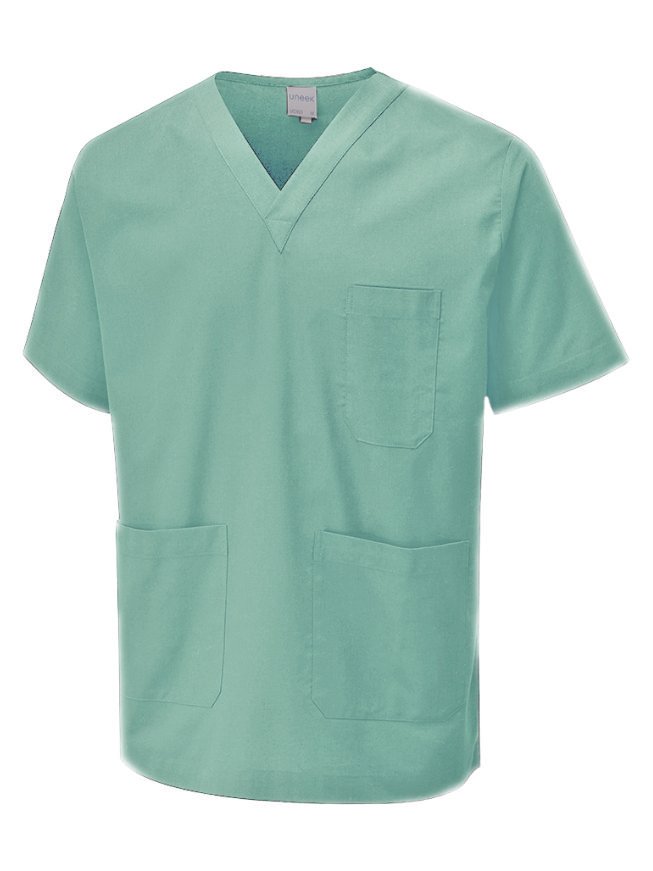 Scrub Tunic - Aqua, XS