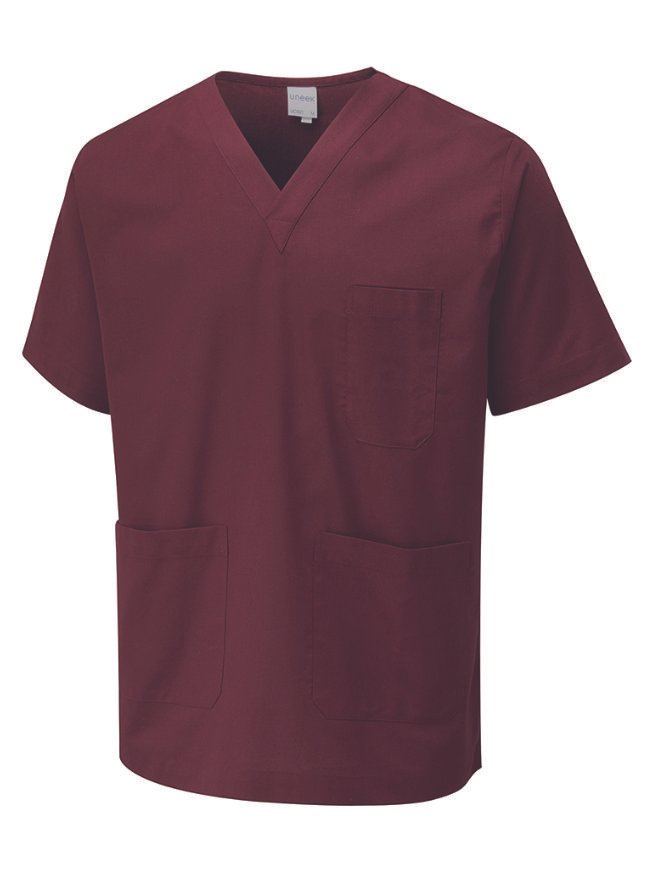 Scrub Tunic - Maroon, XS