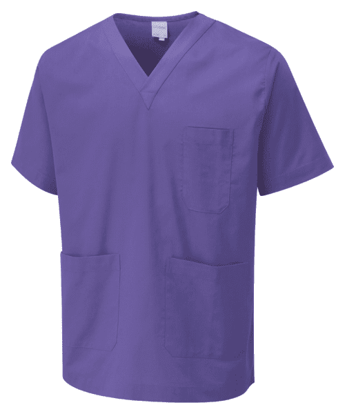 Scrub Tunic - Purple, XS