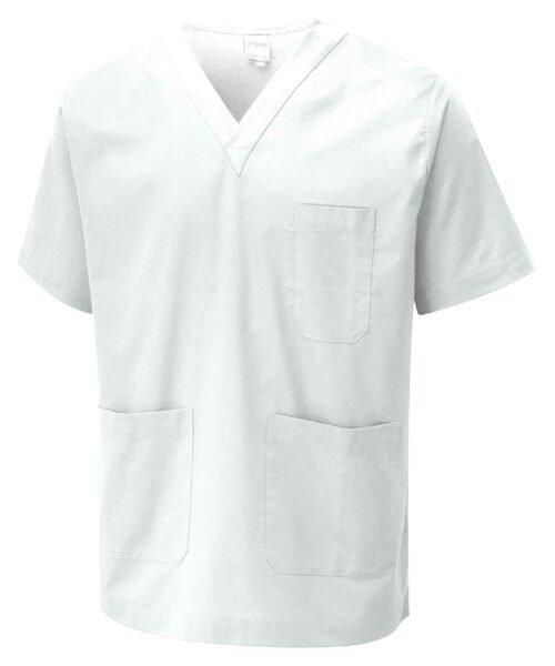 Scrub Tunic - White, XS