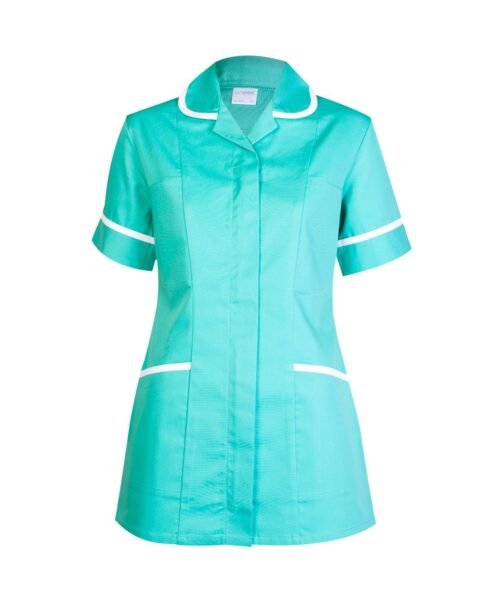 Ladies Heavyweight Tunic - Aqua, XS