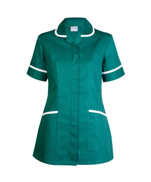 Ladies Heavyweight Tunic - Bottle Green, XS
