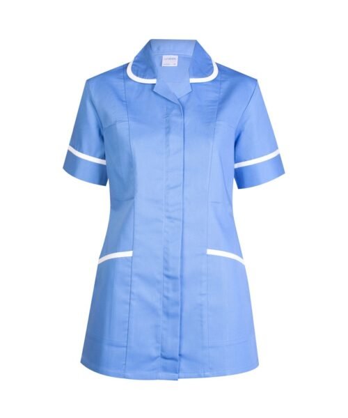 Ladies Heavyweight Tunic - Hospital Blue, XS