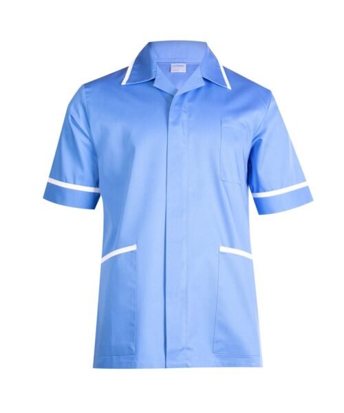 Mens Heavyweight Tunic - Hospital Blue, XS