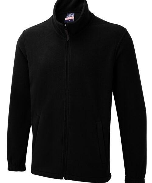 The UX Full Zip Fleece - Black, XS