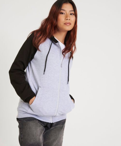 Personalised Baseball zoodie - AWDis Just Hoods JH063 - Image 5