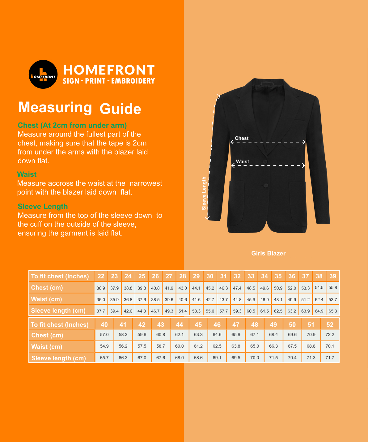 Larbert High School Girls Blazer - Image 2