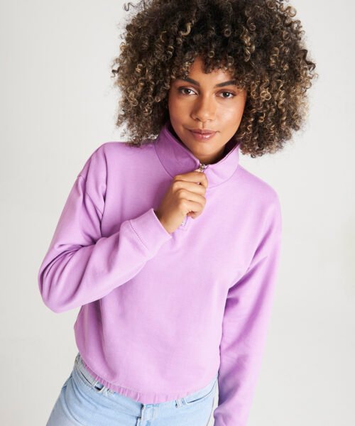 Alternative view of Women's cropped-zip sweat