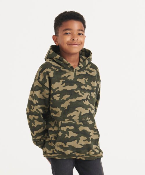 Alternative view of Kids camo hoodie