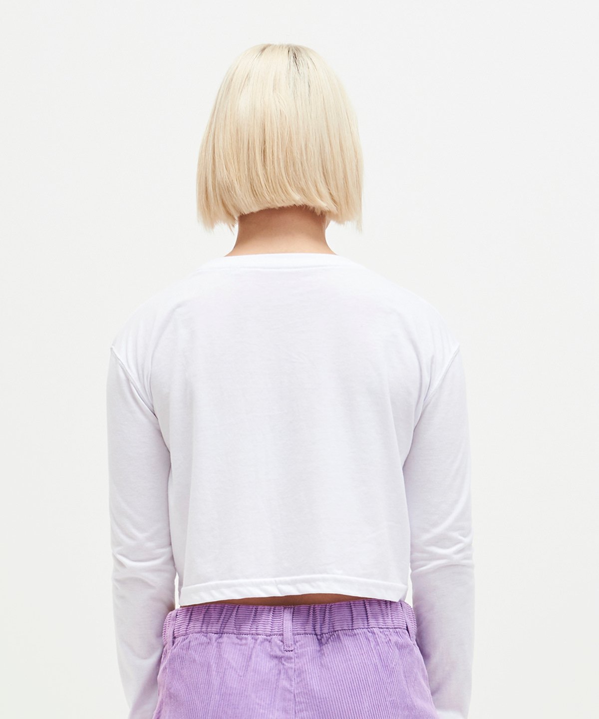 Women's long sleeve cropped T - Image 5