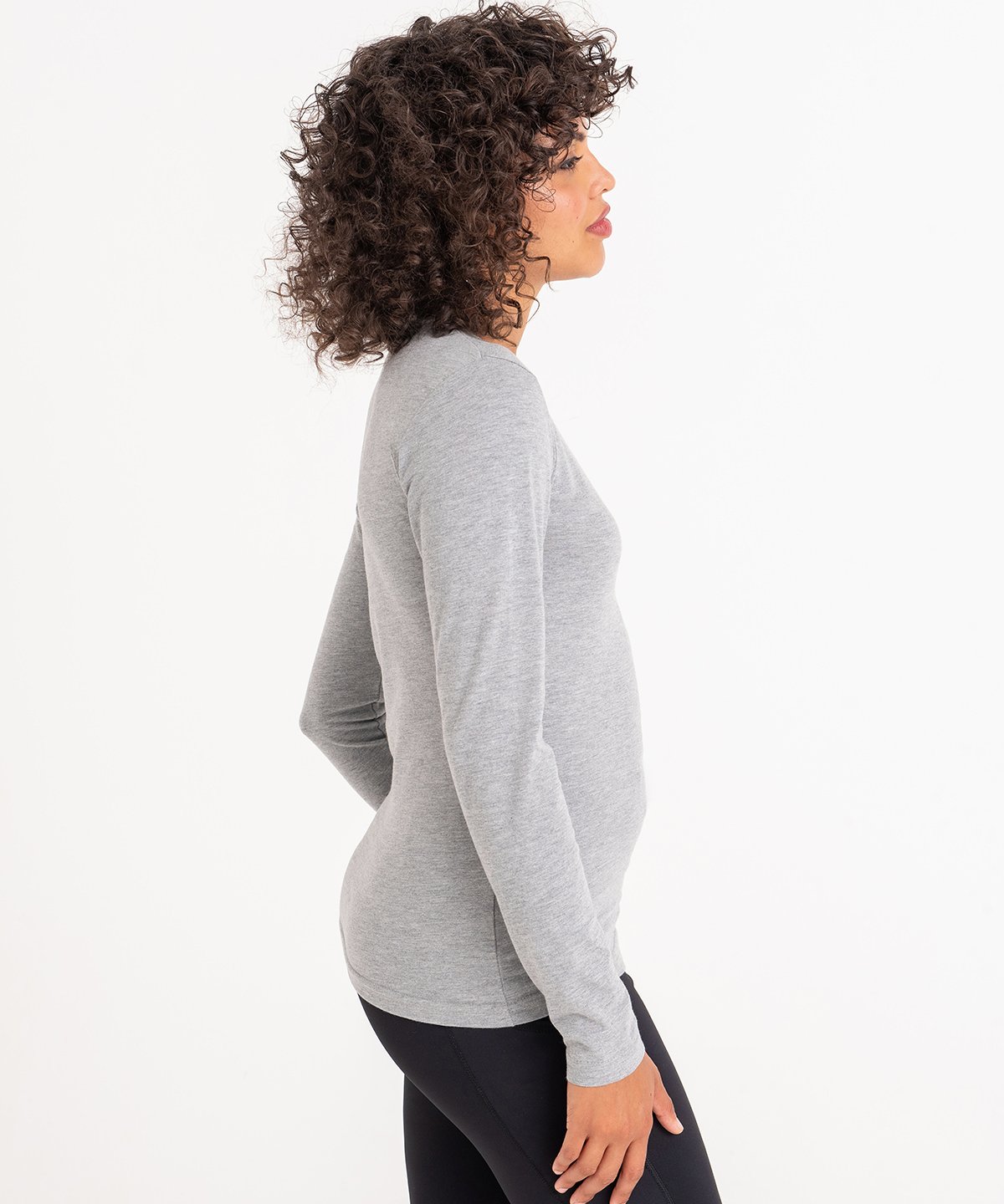 Women's triblend T long sleeve - Image 3