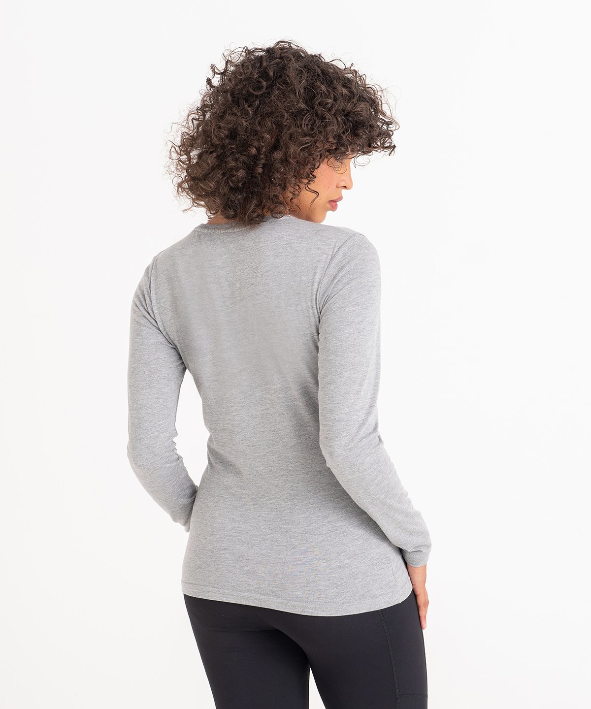 Women's triblend T long sleeve - Image 4